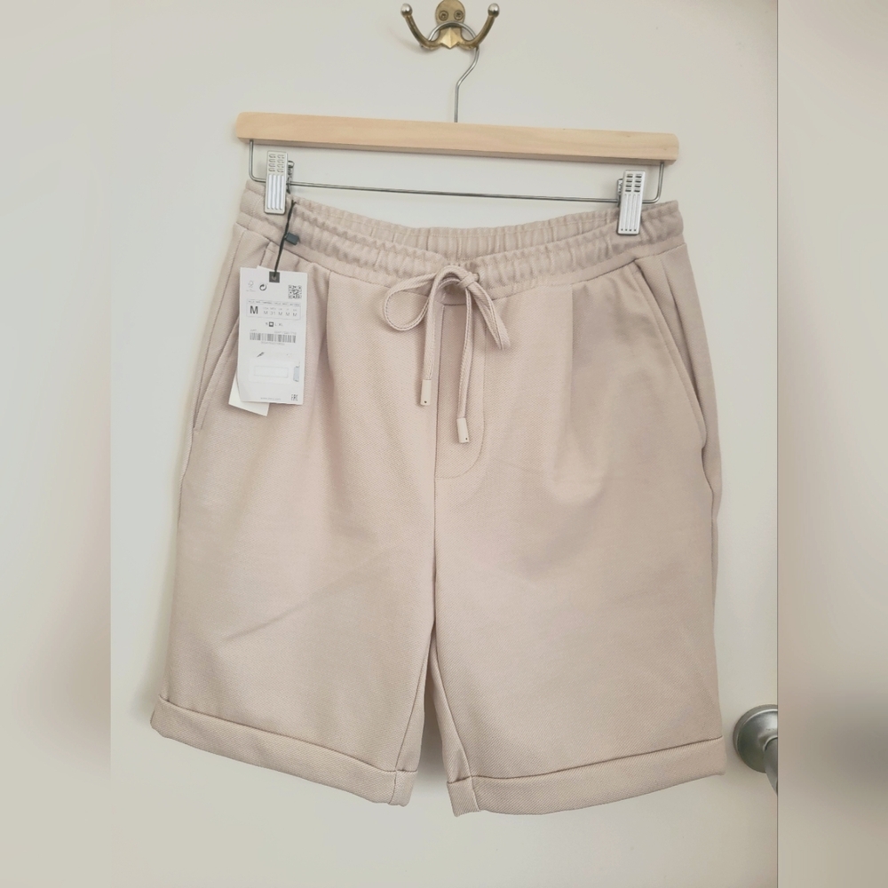 Mens zara beige/tan shorts